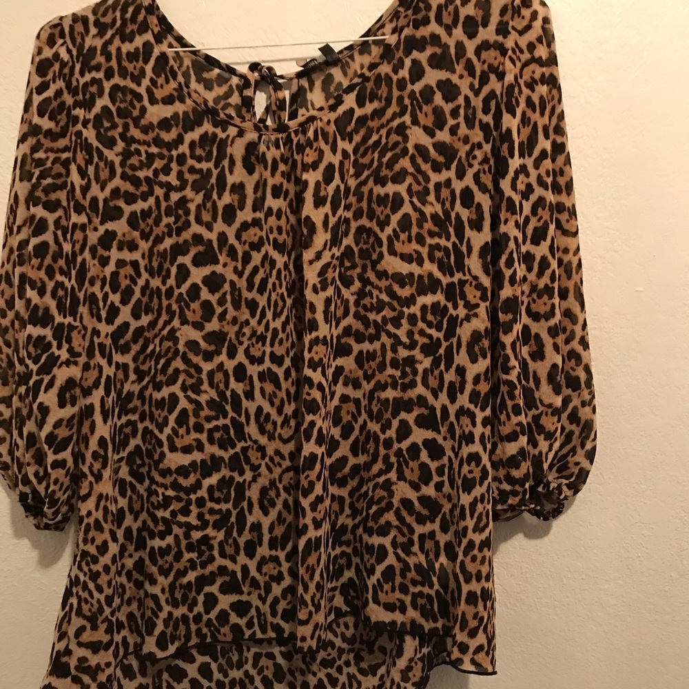 Cheetah print top